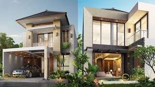 Video Desain Rumah Modern 2 Lantai Ibu Gaya di  Tangerang Selatan