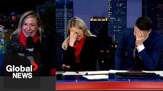 Peaches Stickyfingers? Reporter confuses Christmas Elf name with &quot;stripper name&quot; live on air