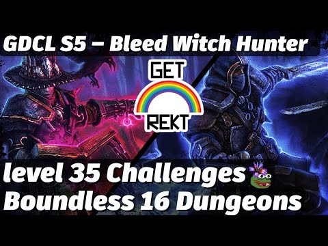[HC] Grim Dawn S5 - lvl 35 Boundless 16 Challenges on Bleed Witch Hunter