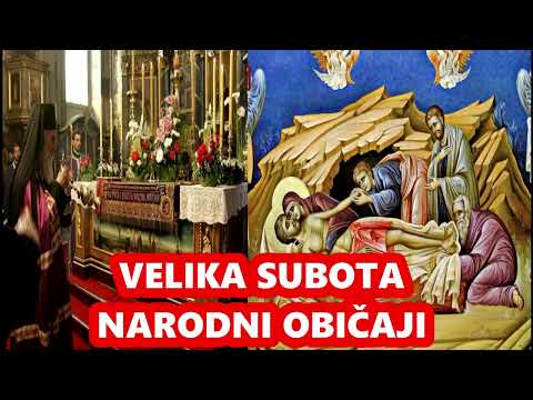VELIKA SUBOTA NARODNI OBIČAJI
