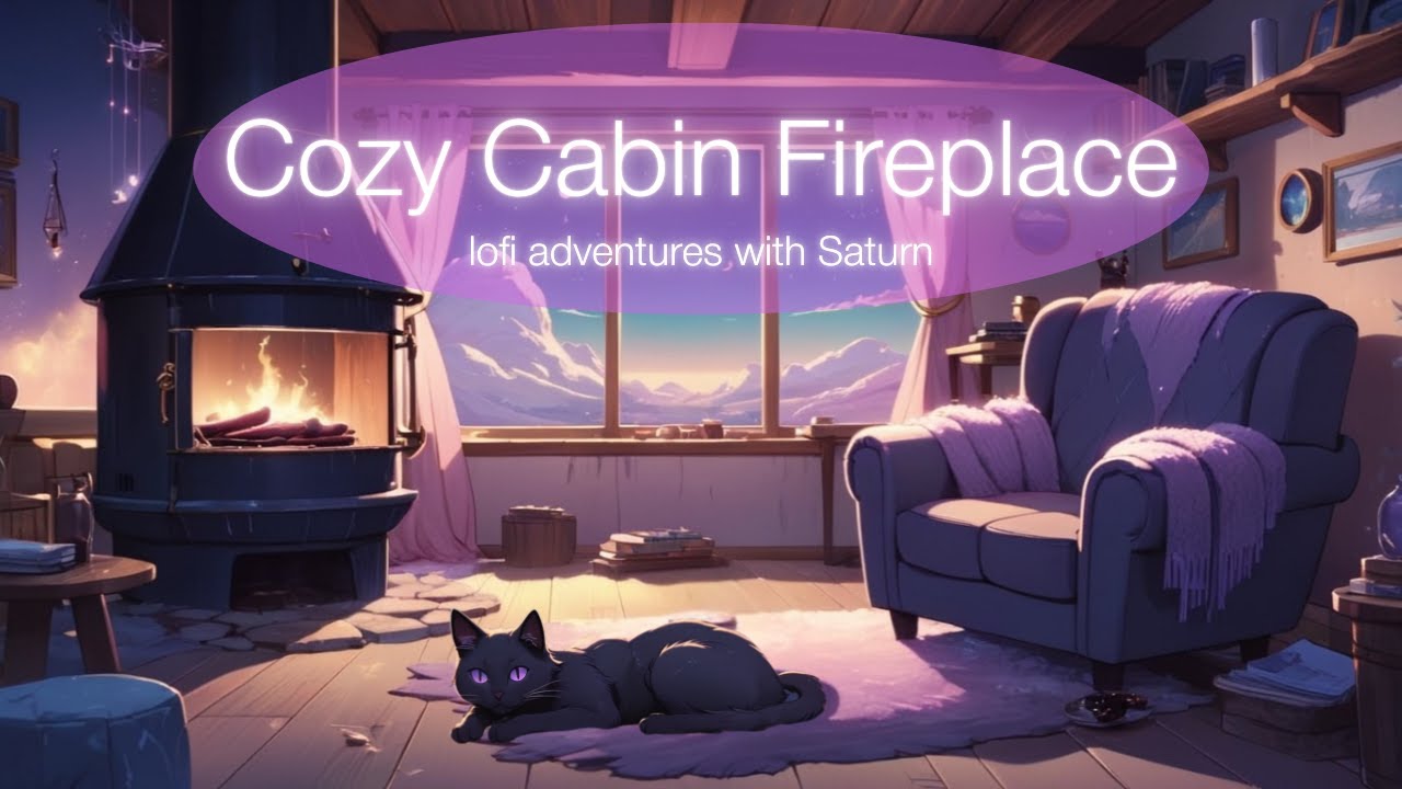 2hr Cozy Cabin Retreat 🎶 Smooth Jazz and Warm Fireplace Vibes for Relaxing