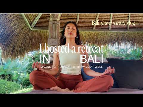 Bali Retreat TRAVEL VLOG | a healing & heart opening retreat in spiritual Bali 🧘🏻‍♀️