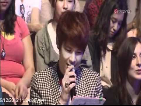 120612 Simply K-Pop E14 - Hanbyul (Ledapple) MC Cut