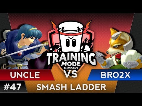 TMT 47 - Uncle Drew (Marth) VS Bro2x (Fox) - SSBM Smash Ladder - Melee