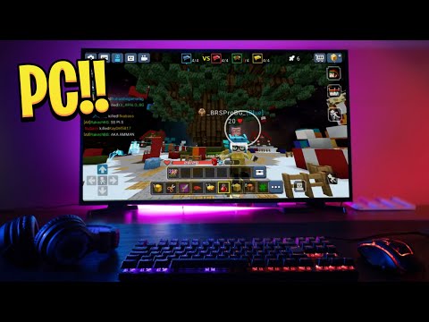 PLAYING RANKED BEDWARS IN PC!! (Blockman GO)