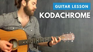 How to play &quot;Kodachrome&quot; by Paul Simon (cover &amp; guitar lesson)