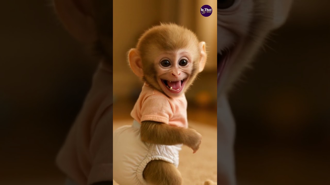 Tiny Monkey's Gassy Giggle Fit: A Funny Fart Story 1