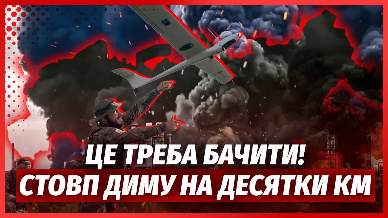 💥Помста за Кривий Ріг! ВОГОНЬ ОХОПИВ НАЙБІЛЬШИЙ НПЗ РОСНАФТИ і кораблі. Під?