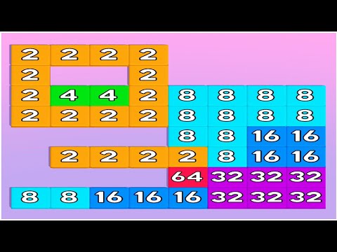 2048 Fold - Gameplay Walkthrough - Max Levels (Lvl 1-50) Android,Ios