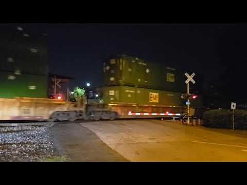 NS intermodal train with 3 up through Madison, Alabama 6/2/20