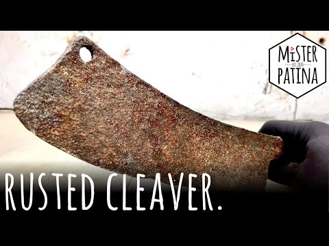 Antique Rusty Cleaver Restoration - Full Restoration | Mister Patina
