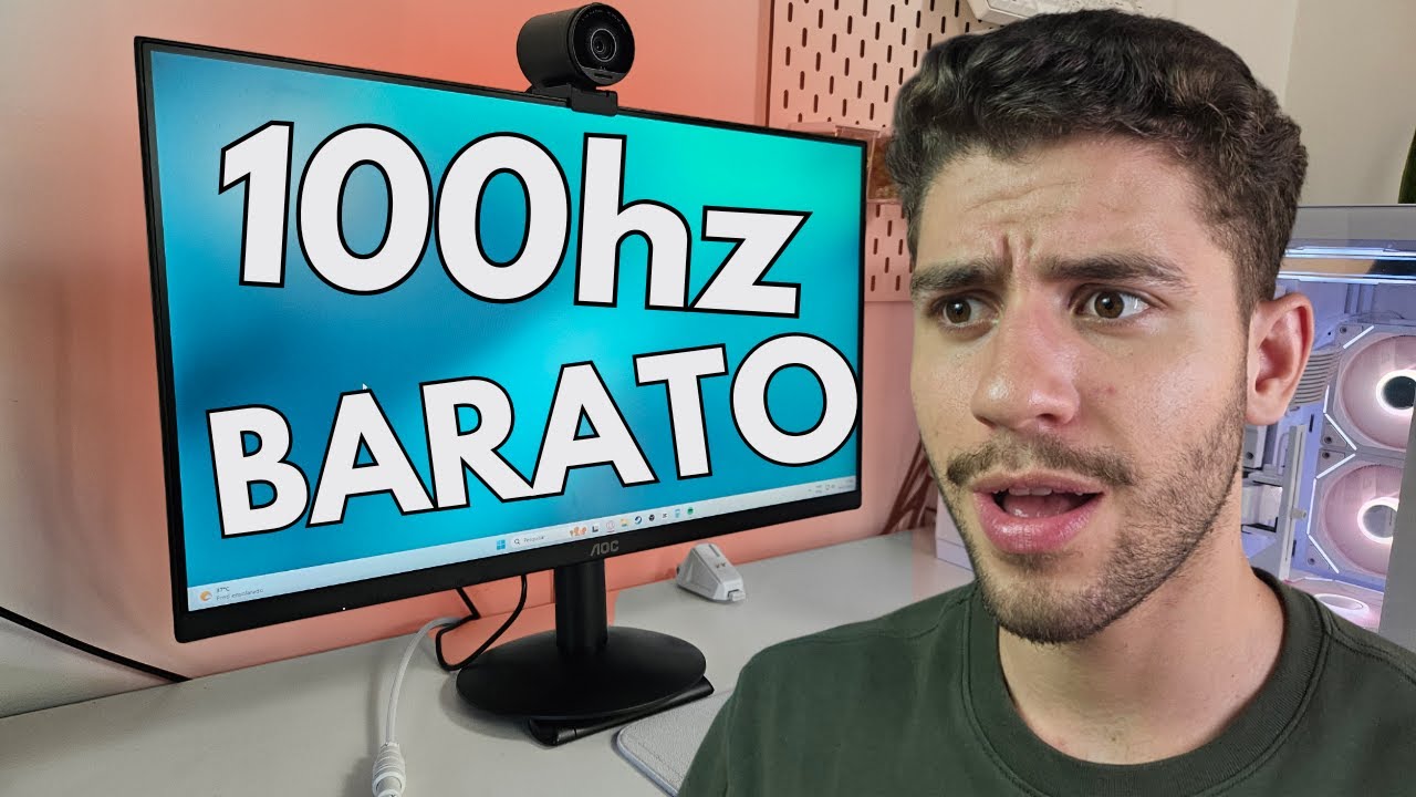 Miniatura da avaliação em vídeo de Monitor AOC 24B35HM2 24 Polegadas 100Hz 1ms