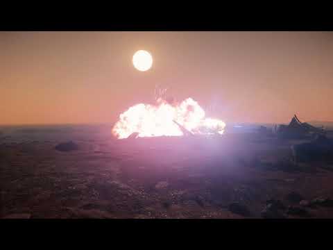 Star Citizen - A2 Hercules Starlifter: bomb run on a Reclaimer (3.15)