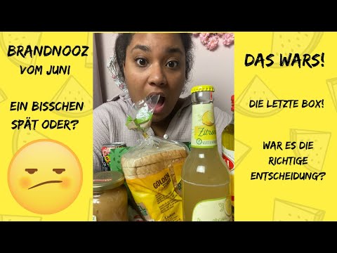 Brandnooz Unboxing / Das wars jetzt wirklich! / Ein bisschen spät für Juni! / Oder?