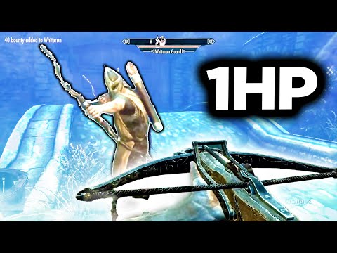 Can you BEAT Skyrim with 1HP?