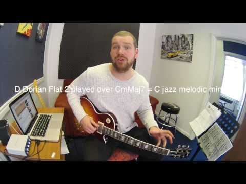 Melodic Minor Made Easy! - Dorian Flat 2 patterns for all modes! lesson 1