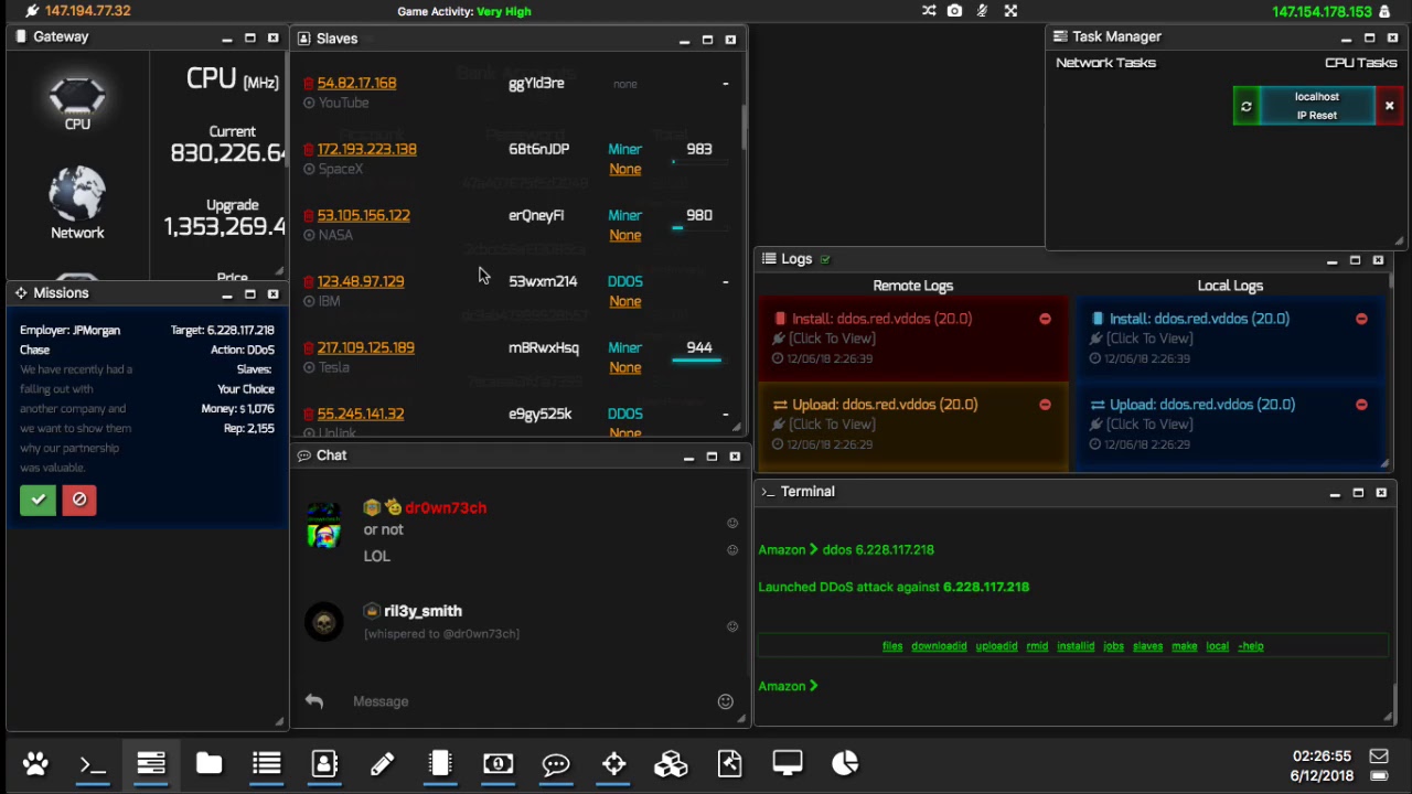 SlaveHack 2 - Live Gameplay