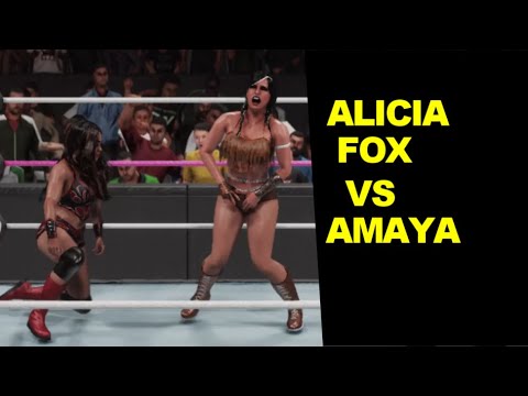 WWE 2K19 Alicia Fox vs Amaya - No Holds Barred