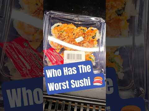 Would You Rather - Gas Station or Airport Sushi 🍣🍣 #foodies #sushi