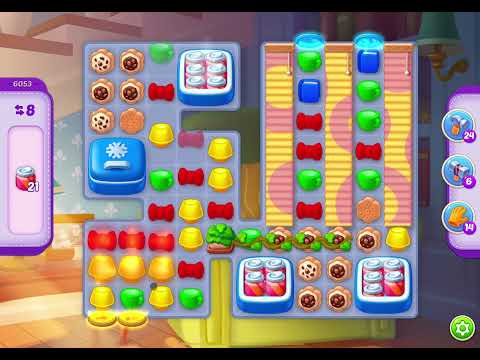 HomeScapes Level 6053 no boosters (20 moves)