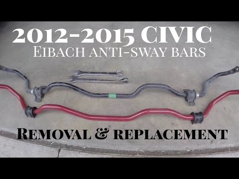 How to Install Eibach Anti-Roll Sway Bar on 2012-2015 Civic