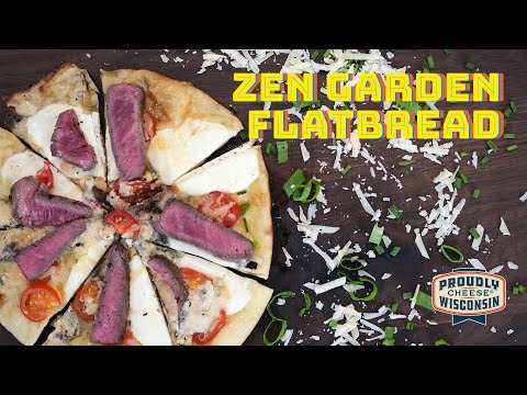 Wagyu Steak & Cheese Flatbread | Grilled Flatbread | Wisconsin Cheese