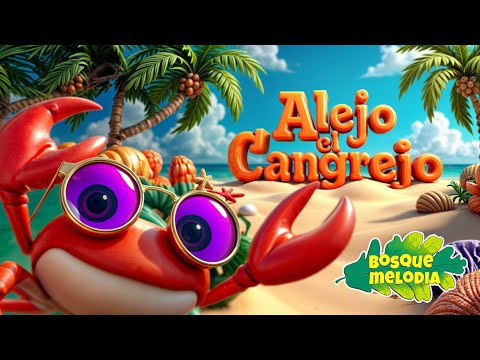 🦀🦀Baila con Alejo el cangrejo!🦀🦀 La mejor música para niños🎶🎶