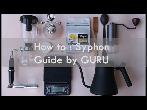 Hướng Dẫn Pha Cà Phê Với Syphon