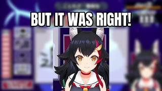 Mio vs. the Kanji Game's Brutal Judging System | Ookami Mio