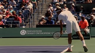 preview picture of video 'Federer, Wawrkinka, Djokovic at BNP Paribas Open Indian Wells 2014 HD'