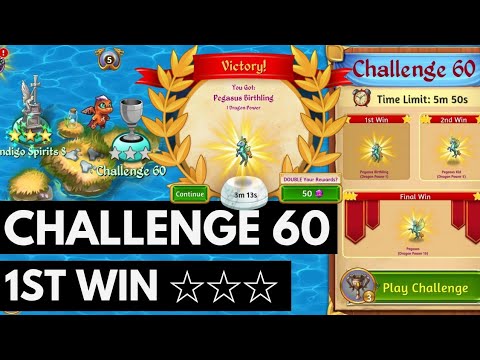 Merge Dragons Challenge 60 • 3m13s On 1st Win ☆☆☆