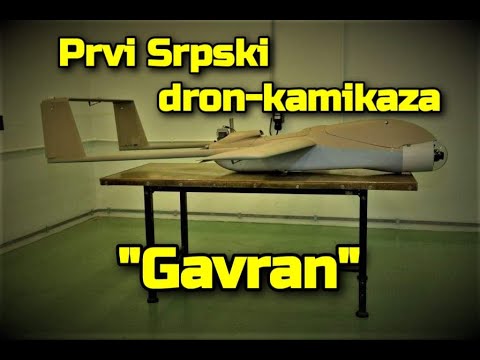 Novi projekat Srpske namenske industrije, prvi Srpski dron-kamikaza "Gavran"!