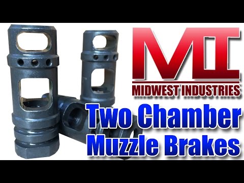 Midwest Industries 2-Chamber Muzzle Brakes. 5.56 and .308 Tested