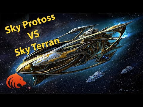 StarCraft 2: Sky Protoss VS Sky Terran!?