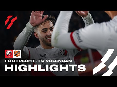 FC Utrecht WINS against FC Volendam! 🔥 | HIGHLIGHTS