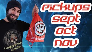 GAMING PICK UPS - LAST 3 MONTHS