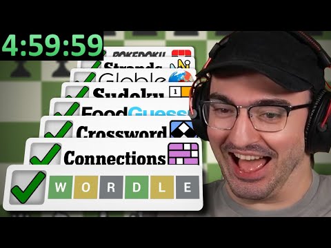 Speedrunning Every Daily Game