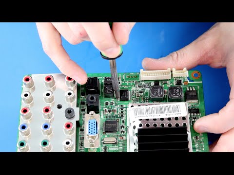 LCD TV Repair Tutorial LCD TV Parts Overview Common Symptoms Solutions How to Fix LCD TVs