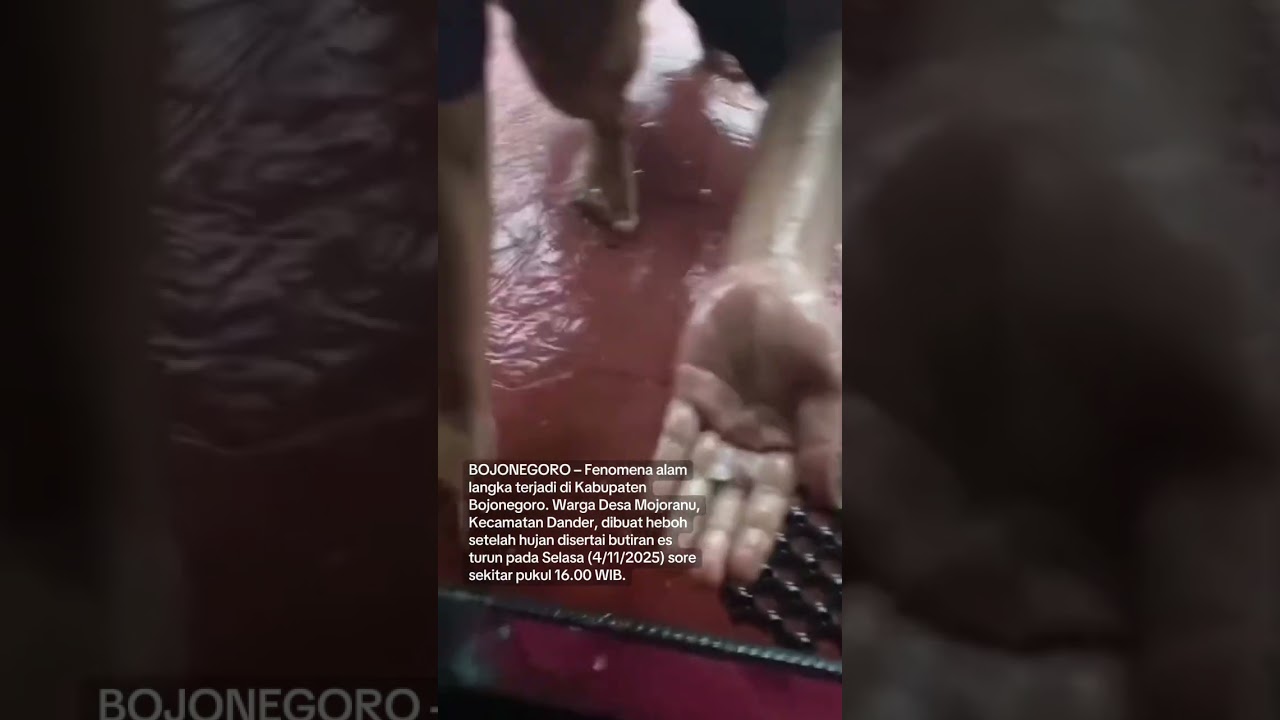 Puting Beliung Terjang Dua Desa di Bojonegoro