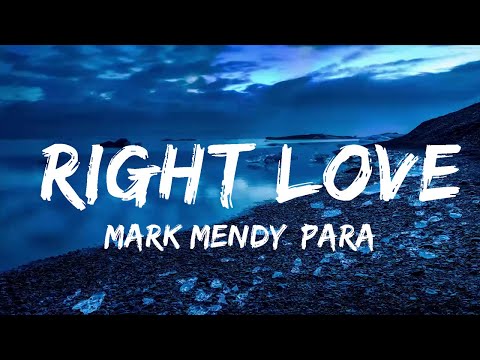 Mark Mendy, Paradigm, Tiffany Aris - Right Love (Lyrics)  | Music one for me