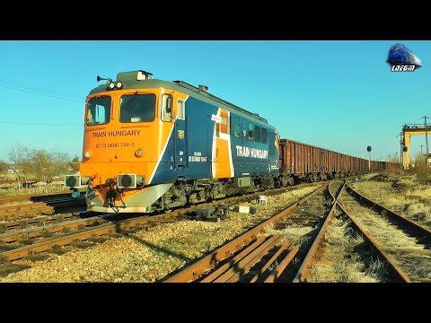 LDE2100 60-0734-7 & Marfar CER FERSPED Freight Train in Gara Episcopia Bihor Station - 18 March 2020