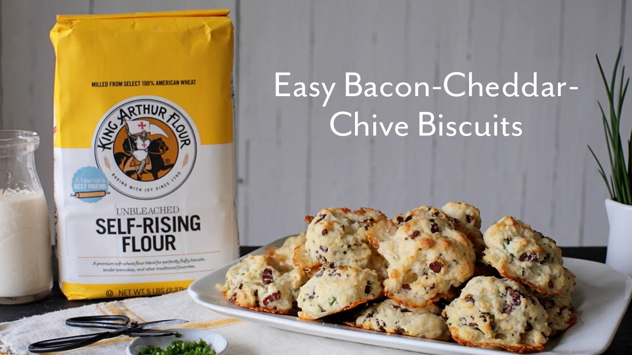 Easy Bacon-Cheddar-Chive Biscuits