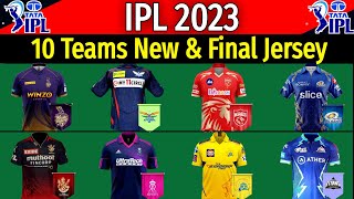 IPL 2023 - All 10 Teams New Jersey | CSK, MI, RR, DC, KKR, LSG, GT, RCB New Jersey Kits IPL 2023 |