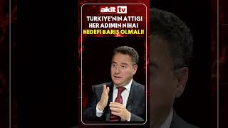 Türkiye'nin attığı her adımın nihai hedefi barış olmalı!
