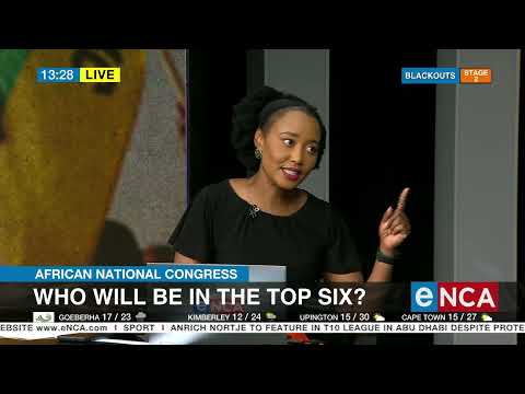 Discussion Who will be in the ANC top 6?