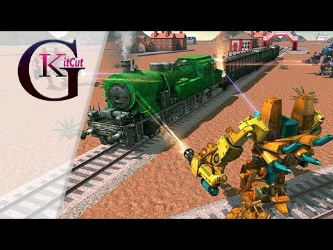 Futuristic Train Transformation Robot Wars Game Play (Kids)