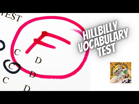 Hillbilly Vocabulary Quiz