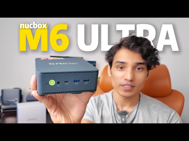 Vídeo relacionado con GMKtec M6 Ultra Gaming Mini PC Ryzen 5 7640HS (Actualizado Desde 6600H/6800U), 32GB RAM DDR5 512GB SSD Dual Nic LAN 2,5GbE Mini Computer, Triple Pantalla 4K, WiFi 6, USB4, BT 5.2, DP, HDMI 2.0