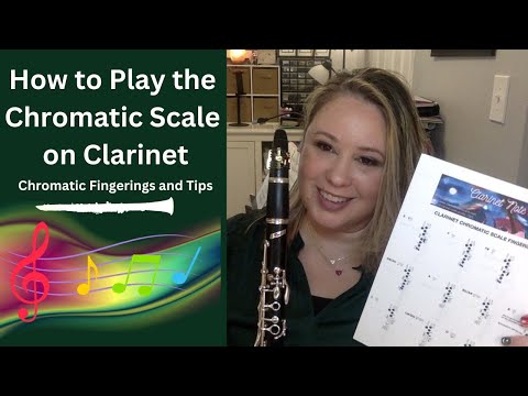 🎵 How to play the Chromatic Scale on Clarinet | Chromatic Fingerings and Tips✨