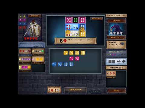One Deck Dungeon on iPad - Digital Board Game - YouTube